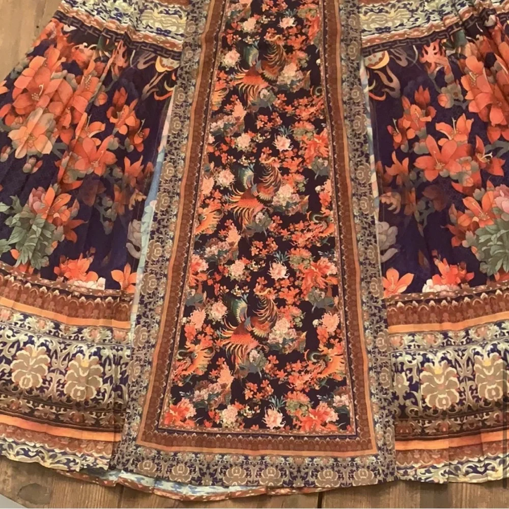 RARE Camilla Phoenix Rise Pleated Women's Skirt Small - Picture 11 of 14